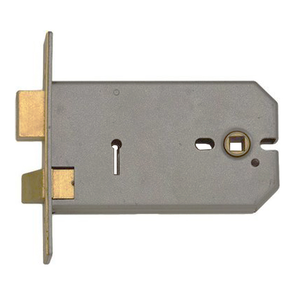 2077-125-PL  124mm [101 / 038mm]  Polished Brass  Union 2077 Architectural Horizontal 3 Lever Sashlock