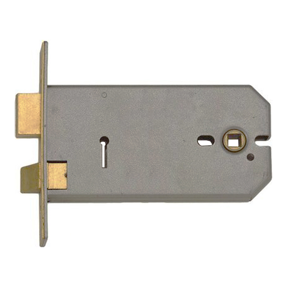 2077-150-PL  149mm [127 / 051mm]  Polished Brass  Union 2077 Architectural Horizontal 3 Lever Sashlock