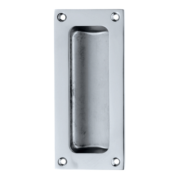 FPH4100SAA • 100 x 50mm • Satin Aluminium • Eurospec Rectangular Flush Pull