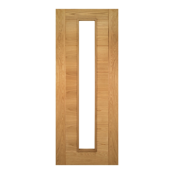 ValDor Internal Unfinished Oak Ladder 5P 1 Light Doors [Clear Glass]