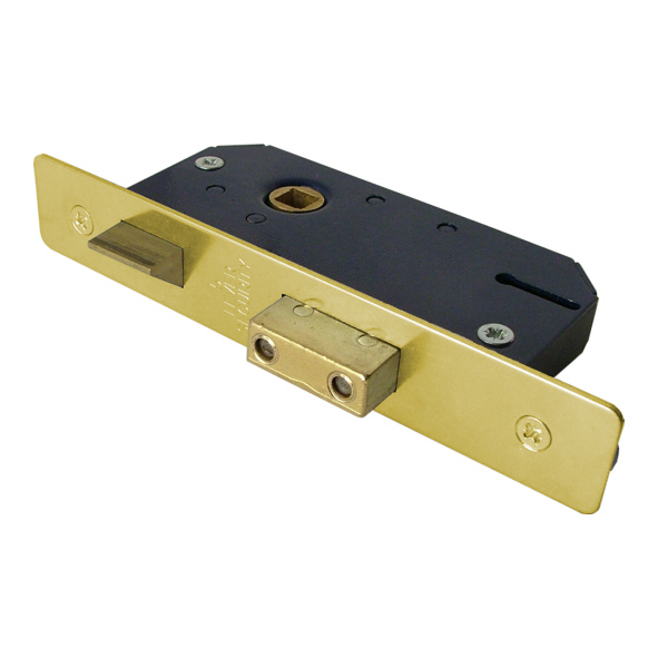 Willenhall Locks M3 5 Lever Mortice Door Sashlock 50mm Brass Keyed Alike L11428