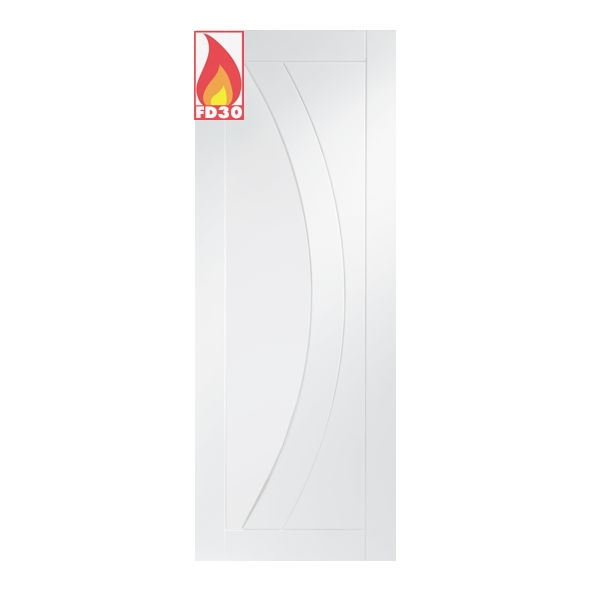 WPSAL30-FD  1981 x 762 x 44mm [24]  Internal White Primed Salerno FD30 Fire Door