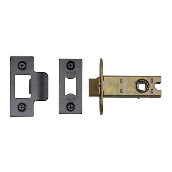 YKAL2-BLK  065mm [044mm]   Black  Heritage Brass Tubular Latch