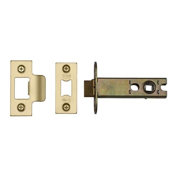 YKAL4-SB  102mm [082mm]   Satin Brass  Heritage Brass Tubular Latch