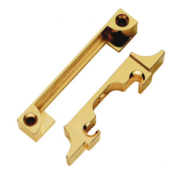 YKRBTL-PB  13mm   Polished Brass  Heritage Brass Rebate For Tubular Latch