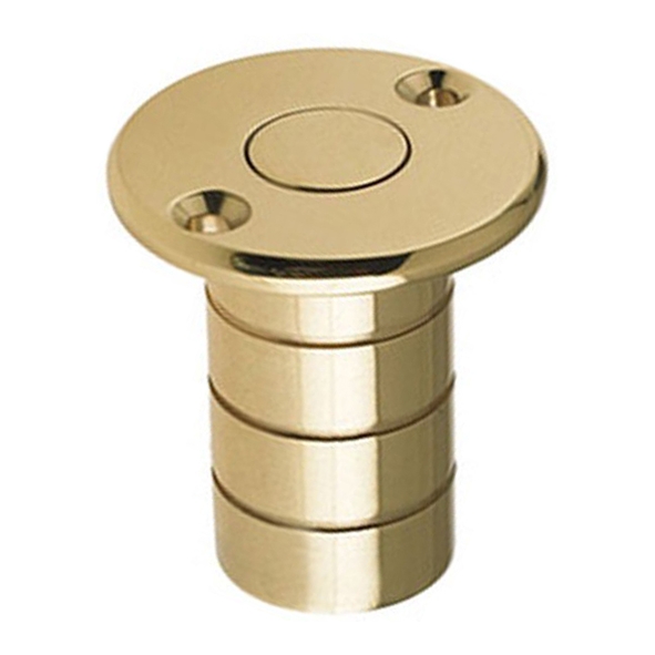 FB14A  35 x 12 x 20mm  Polished Brass  Fulton & Bray Dust Excluding Floor Socket For Door Bolt