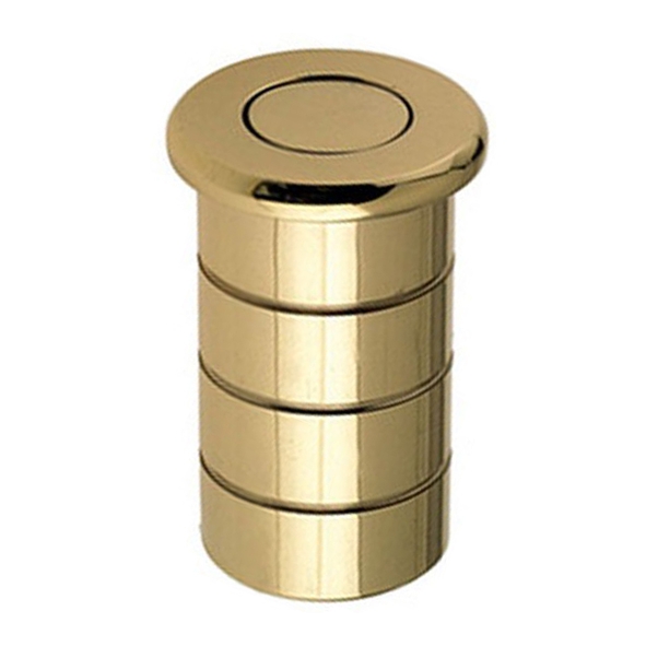 FB14  25 x 14 x 20mm  Polished Brass  Fulton & Bray Dust Excluding Floor Socket For Door Bolt