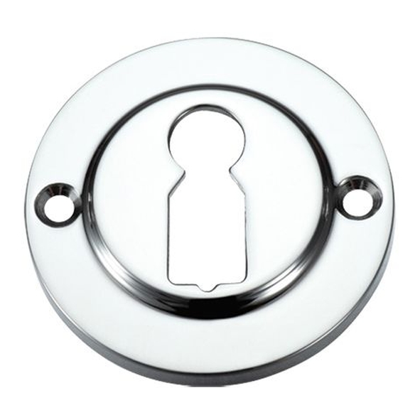 FB52CP  Polished Chrome  Fulton & Bray Raised Mortice Key Escutcheon