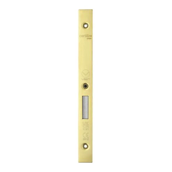 VDAP03-S-PVDG • Square Forend & Striker • PVD Gold • for Veir DIN DeadLocks