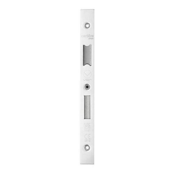 VDAP04-S-PSS • Square Forend & Striker • Polished SS • for Veir DIN Sash & Bath  Locks