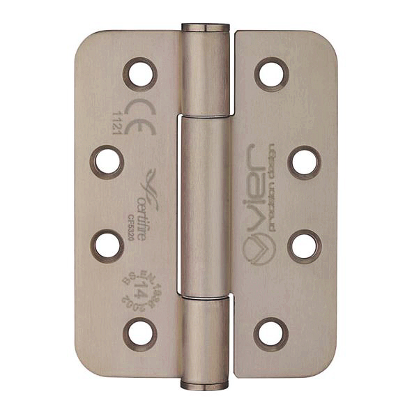 VHC243R-PVDBZ • 102 x 076 x 3.0mm • PVD Bronze [160kg] • G14 CE Concealed Bearing Radiused Corner 201 Stainless Butt Hinges