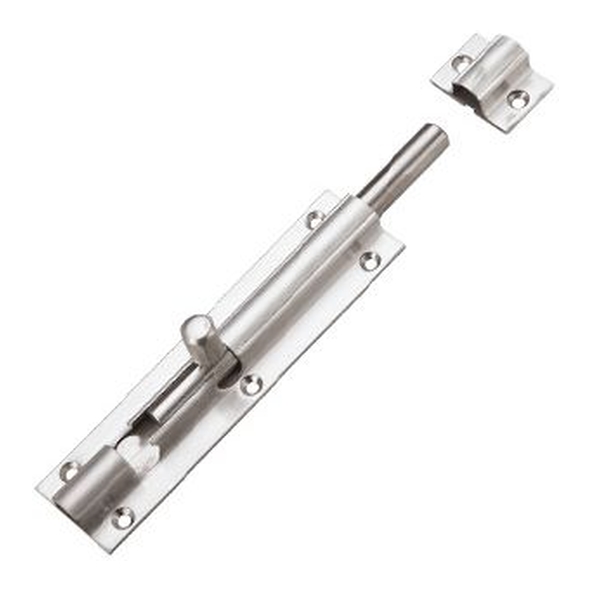 ZAS01ASS • 150 x 40mm • Satin Stainless • Zoo Hardware Straight Barrel Bolt