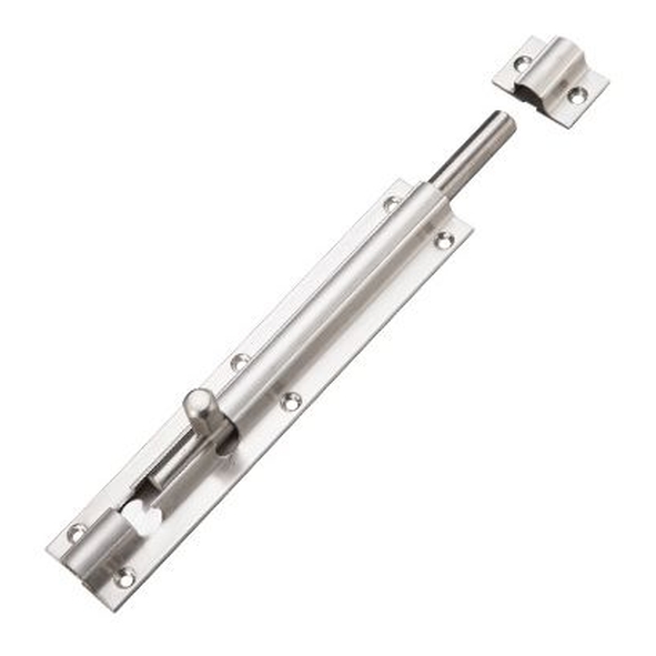 ZAS01BSS • 200 x 40mm • Satin Stainless • Zoo Hardware Straight Barrel Bolt