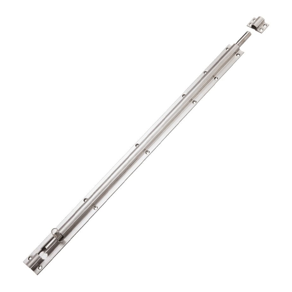 ZAS01ESS  609 x 40mm  Satin Stainless  Zoo Hardware Straight Barrel Bolt