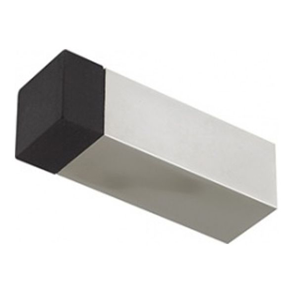 ZAS12SQS • 070mm • Satin Stainless • Zoo Hardware Wall Mounted Square Projection Door Stop