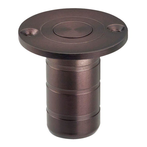 ZAS14A-PVDBZ • 38 x 13 x 20mm • PVD Satin Bronze • Zoo Hardware Dust Excluding Floor Socket For Door Bolt