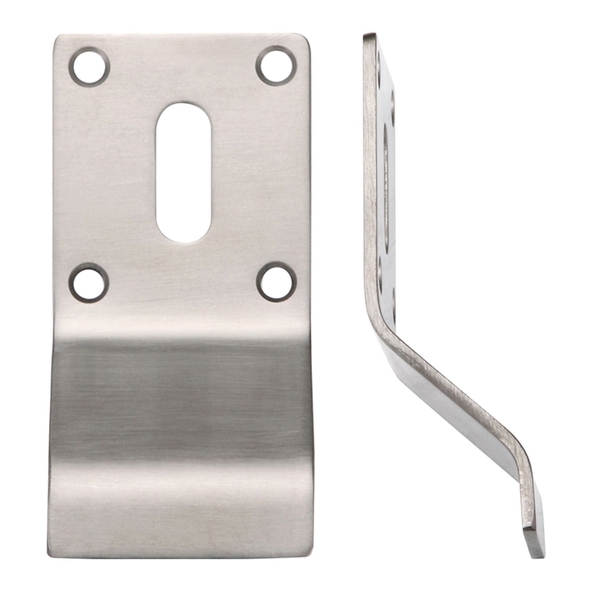 ZAS20SS  Satin Stainless  Zoo Hardware Standard Key Finger Pull