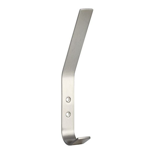 ZAS73SS • Satin Stainless • Zoo Hardware Rounded Strip Pattern Hat & Coat Hook