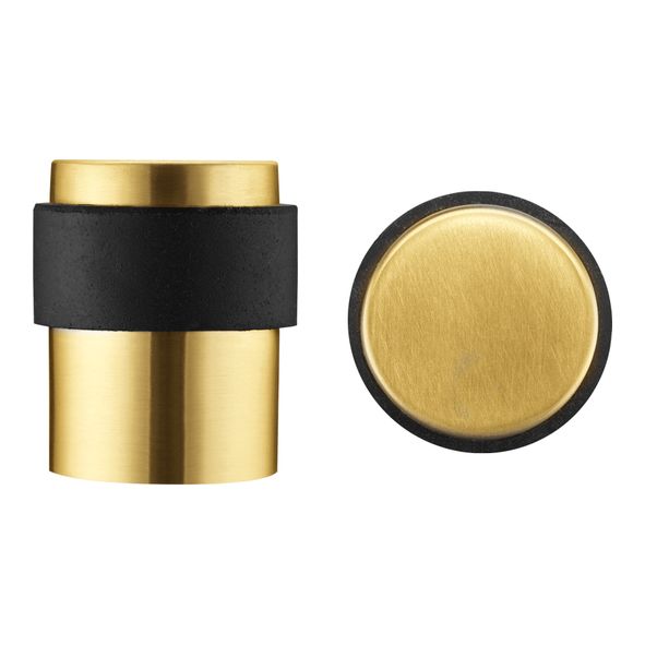 ZAS85-PVDSB • 040mm • PVD Satin Brass • Zoo Hardware Floor Mounted Pedestal Door Stop