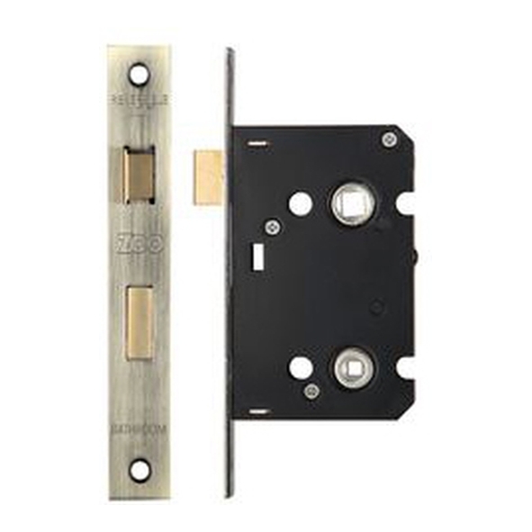 ZBC64FB • 064mm [044mm] • Florentine Bronze • Economy Bathroom Lock