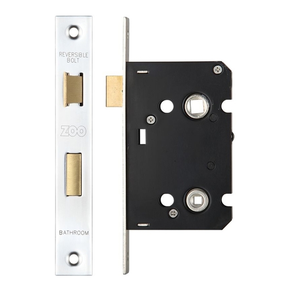 ZBC64PS  064mm [044mm]  Polished Stainless  Economy Bathroom Lock