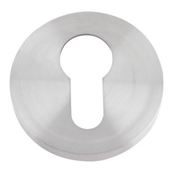 ZCS001SS • Satin • Zoo Hardware Grade 304 Stainless Euro Cylinder Escutcheon