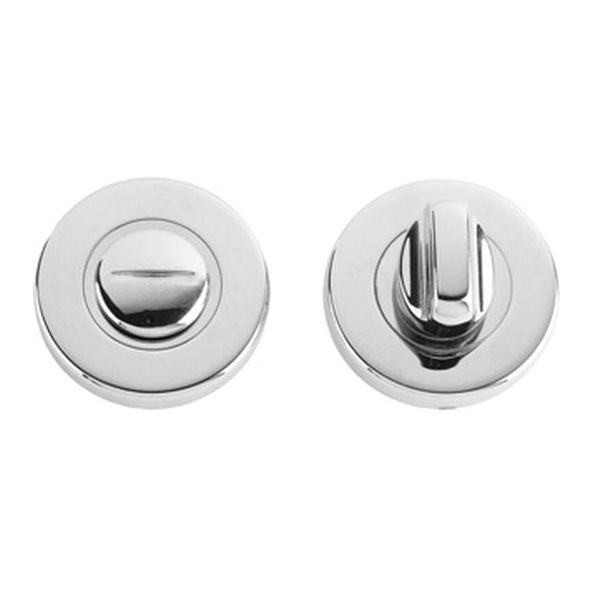 ZCZ004CP • Polished Chrome • Zoo Hardware Contract Zinc Bathroom Turn With Release