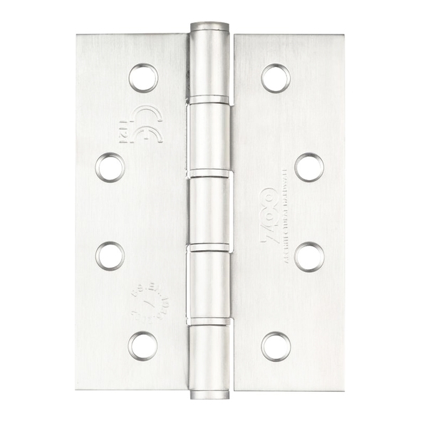 ZHSSW243P • 102 x 076 x 2.0mm • Polished [80kg] • Washered Square Corner Stainless Steel Butt Hinges