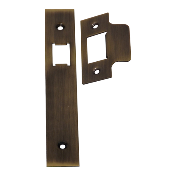 ZLAP12BFB • Square Forend & Striker • Unbranded • Bronzed • For Zoo Hardware Upright Latch