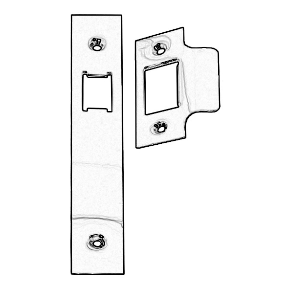 ZLAP12-ETB  Square Forend & Striker  Etna Bronze  For Zoo Hardware Upright Latch