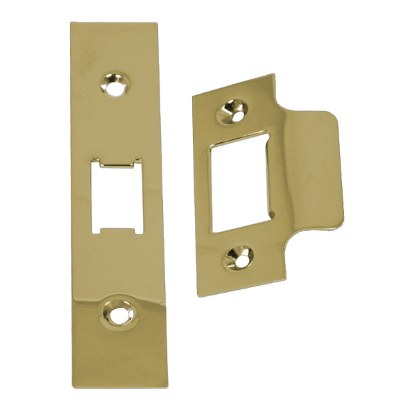 ZLAP13BPBUL  Square Forend & Striker  Unbranded  Unlacquered Brass  For Zoo Hardware Compact Latch