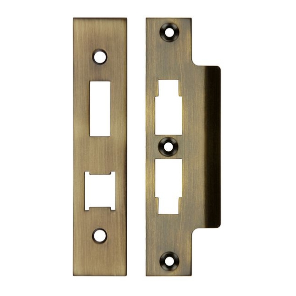 ZLAP16BFB • Square Forend & Striker • Unbranded • Bronzed • For Contract Horizontal Sash & Bath Locks