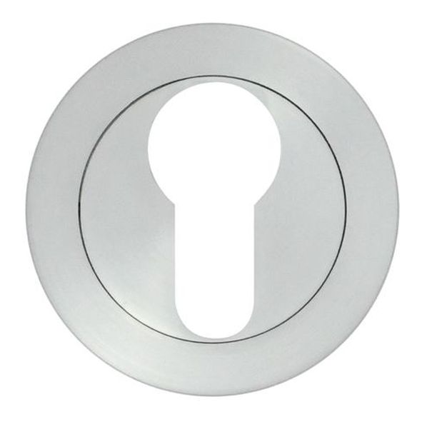 ZPA001-SC  Satin Chrome  Zoo Hardware Aluminium Euro Cylinder Escutcheon