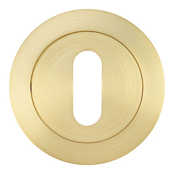 ZPA002-SB  Satin Brass  Zoo Hardware Aluminium Mortice Key Escutcheon