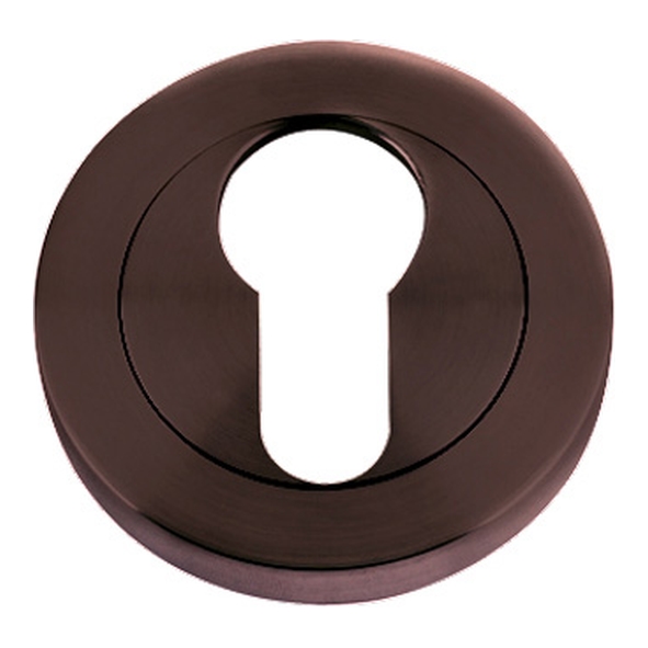 ZPZ001-ETB  Etna Bronze  Zoo Hardware Designer Zinc Euro Cylinder Escutcheon