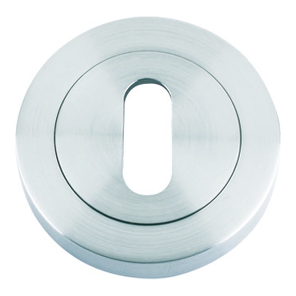 ZPZ002SN • Satin Nickel • Zoo Hardware Designer Zinc Mortice Key Escutcheon