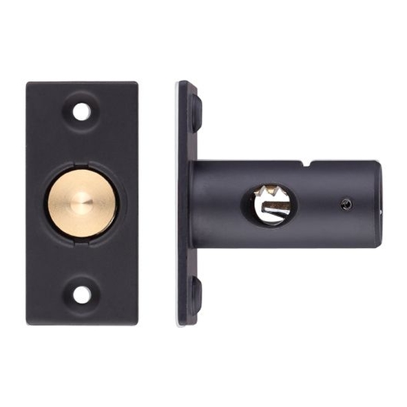 ZRB01PCB  37mm [17mm]  Black  Zoo Hardware Window Security Rack Bolt