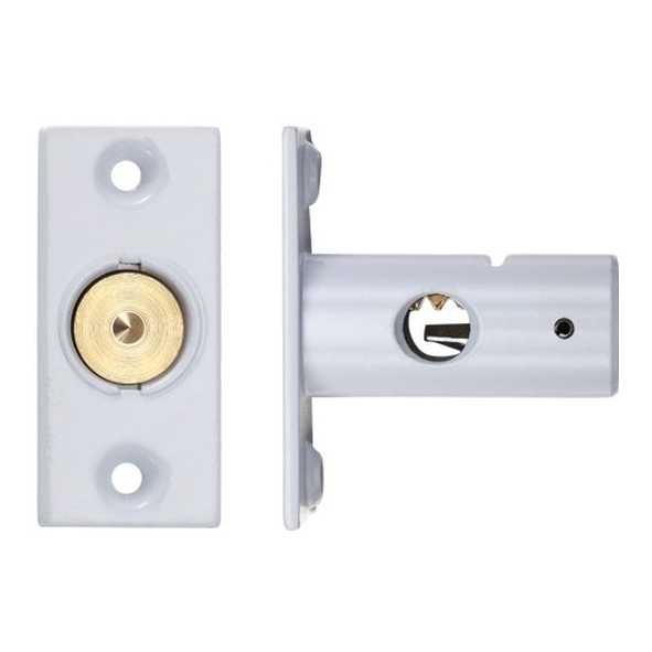 ZRB01PCW  37mm [17mm]  White  Zoo Hardware Window Security Rack Bolt