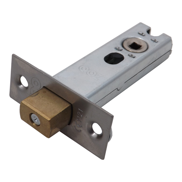 ZTDA76 • 076mm [057mm] • Satin Stainless • Square • Zoo Hardware Tubular Mortice Deadbolt