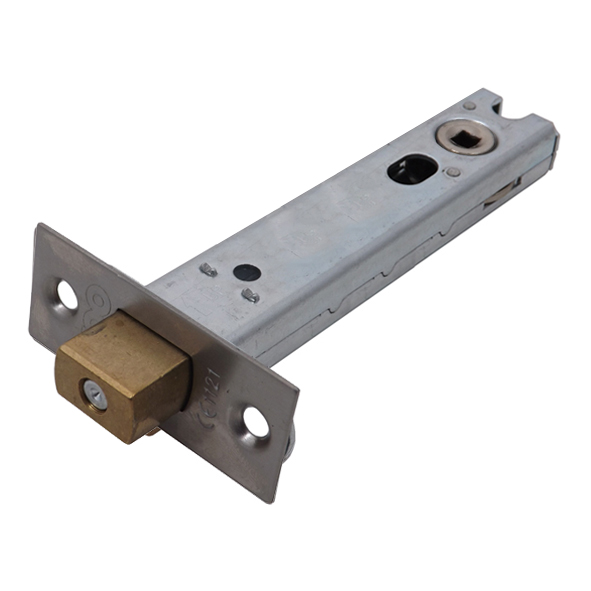 ZTDA127 • 127mm [108mm] • Satin Stainless • Square • Zoo Hardware Tubular Mortice Deadbolt