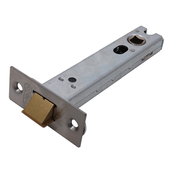 ZTLKA127 • 127mm [108mm] • Satin Stainless • Square • Zoo Hardware Tubular Latch