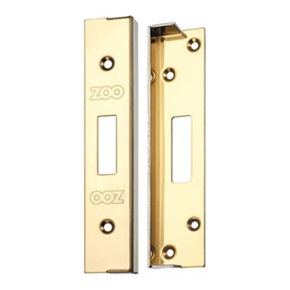 ZBSCR02PVD • Rebate • 013mm • PVD Brass • For BS3621 Retro Fit 5 Lever Deadlock [Chubb 3G114E]