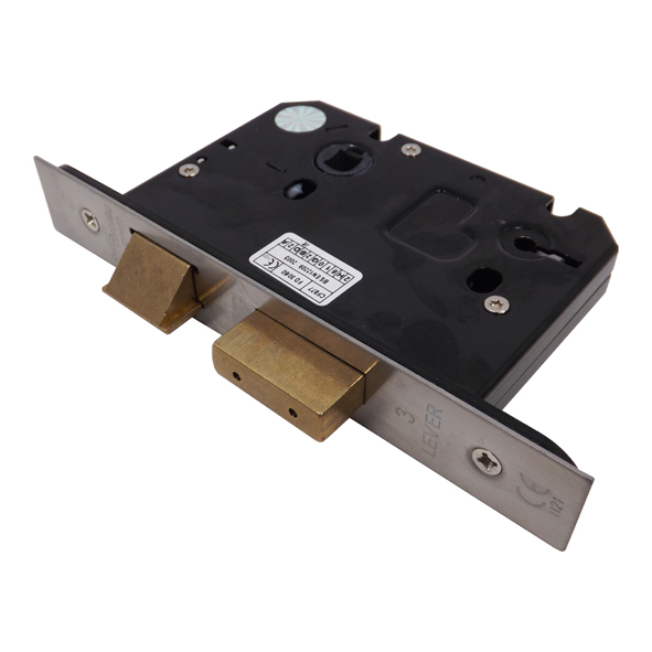 ZUKS376SS • 076mm [057mm] • Satin Stainless • Zoo Hardware 3 Lever Sashlock