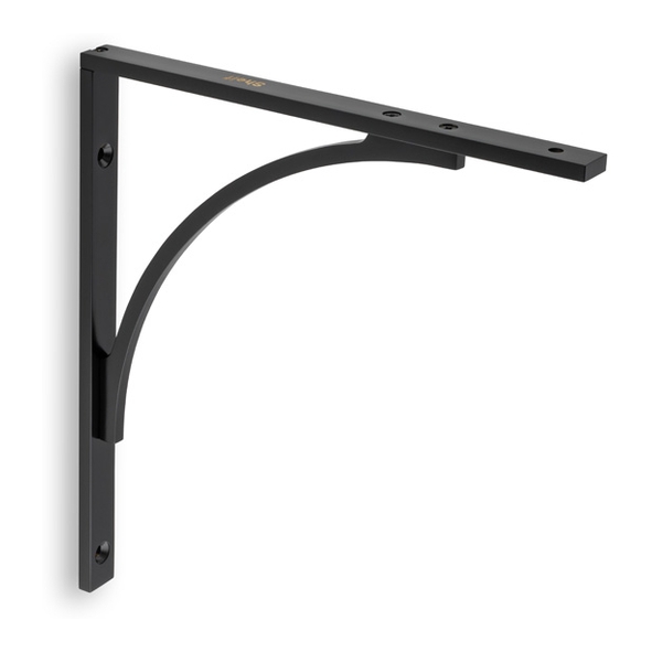 AW740BL  205 x 222mm  Black  Alexander & Wilks Eden Shelf Bracket