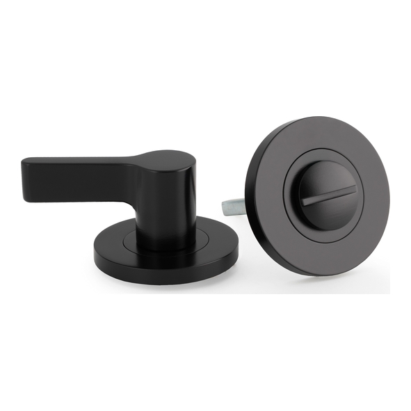 AW798BL � On 50x6mm Roses � Black � Alexander & Wilks Accessible Thumbturn & Release