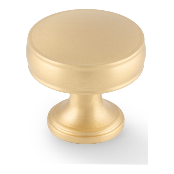 AW808-32-SB  32mm  Satin Brass  Alexander & Wilks Lynd Cabinet Knob