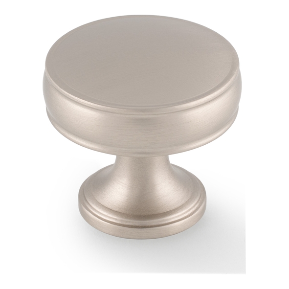 AW808-32-SN  32mm  Satin Nickel  Alexander & Wilks Lynd Cabinet Knob