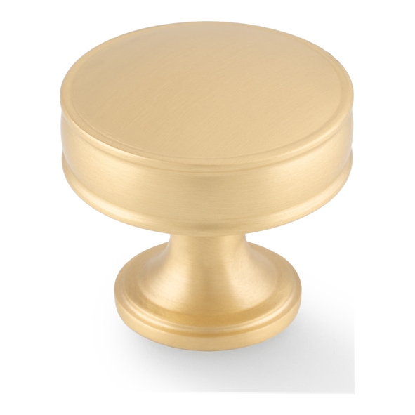 AW808-38-SB  38mm  Satin Brass  Alexander & Wilks Lynd Cabinet Knob