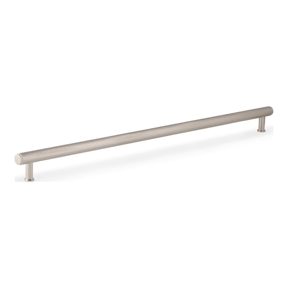 AW809-448-PN � 448mm c/c � Polished Nickel � Alexander & Wilks Crispin Knurled T-Bar Cabinet Pull