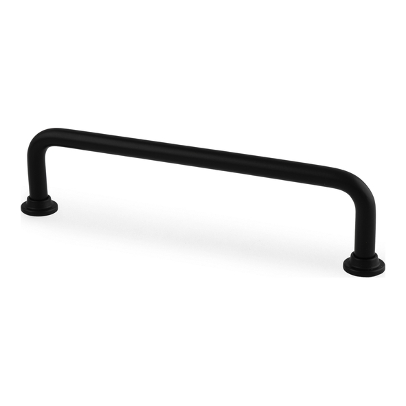 AW811-128-BL  07mm Ø x 128mm c/c  Black  Alexander & Wilks Scandi D Cabinet Pull